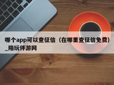 哪个app可以查征信（在哪里查征信免费）_陪玩伴游网